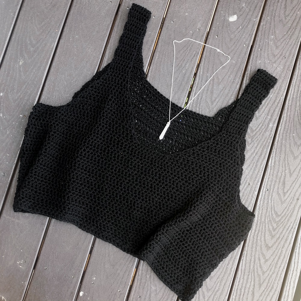 Scrappy and Unique Crochet Pattern The Find Your Beat Tank!! Tigers