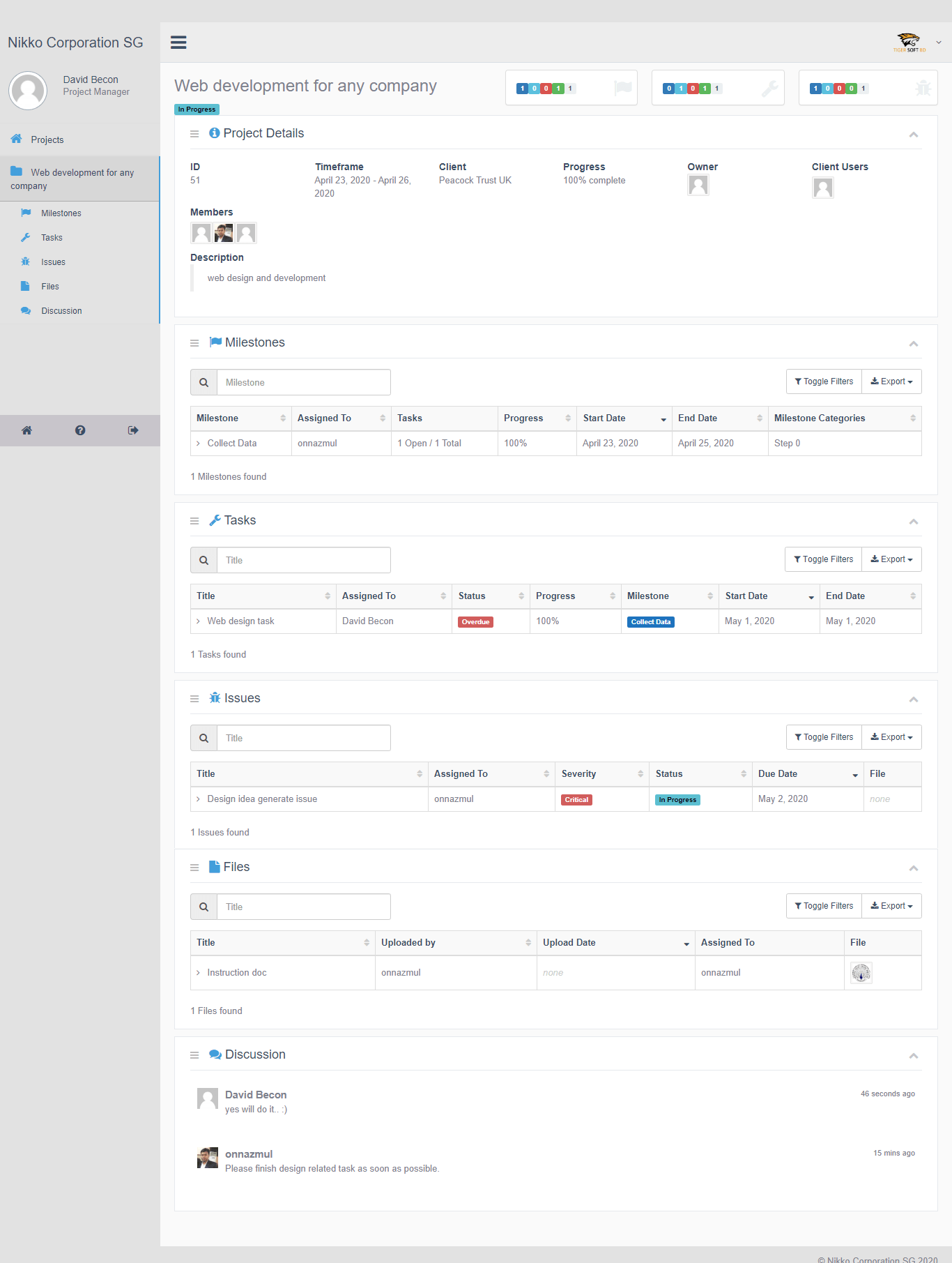 Project Management Software for Small Office Tiger Soft BD