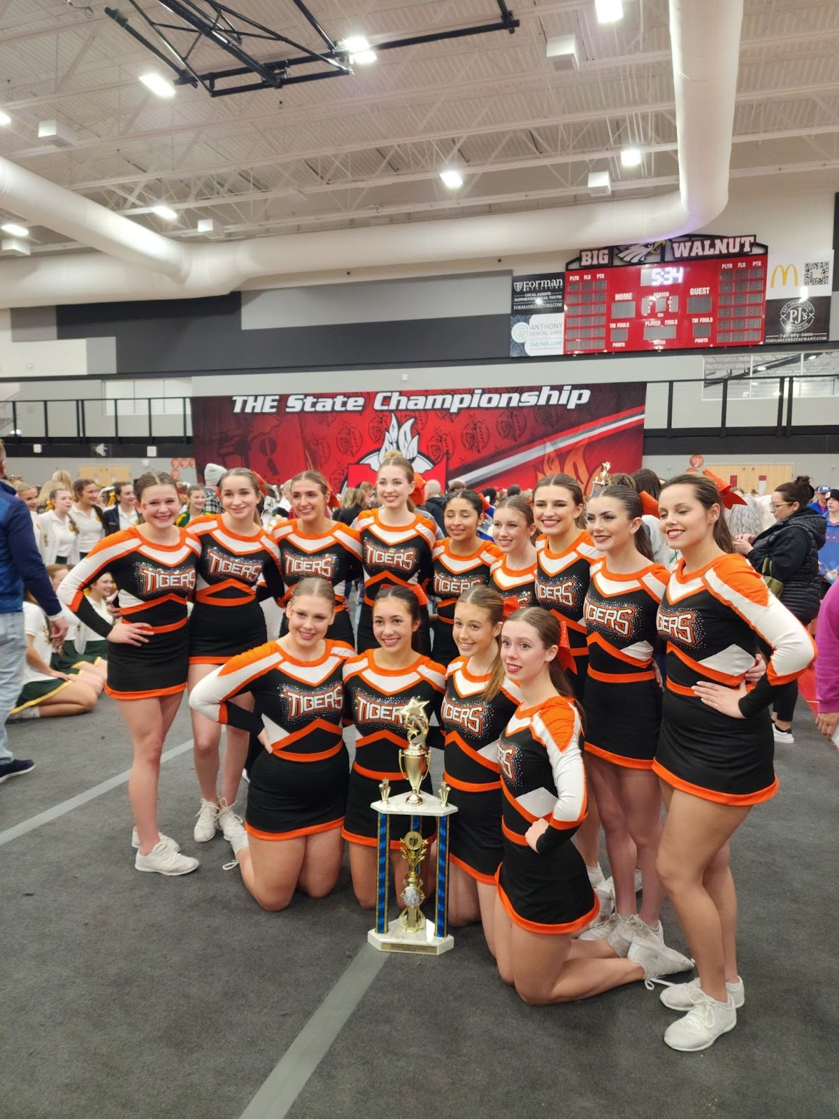 Liberty Center Competition Cheerleading State Tiger Tales