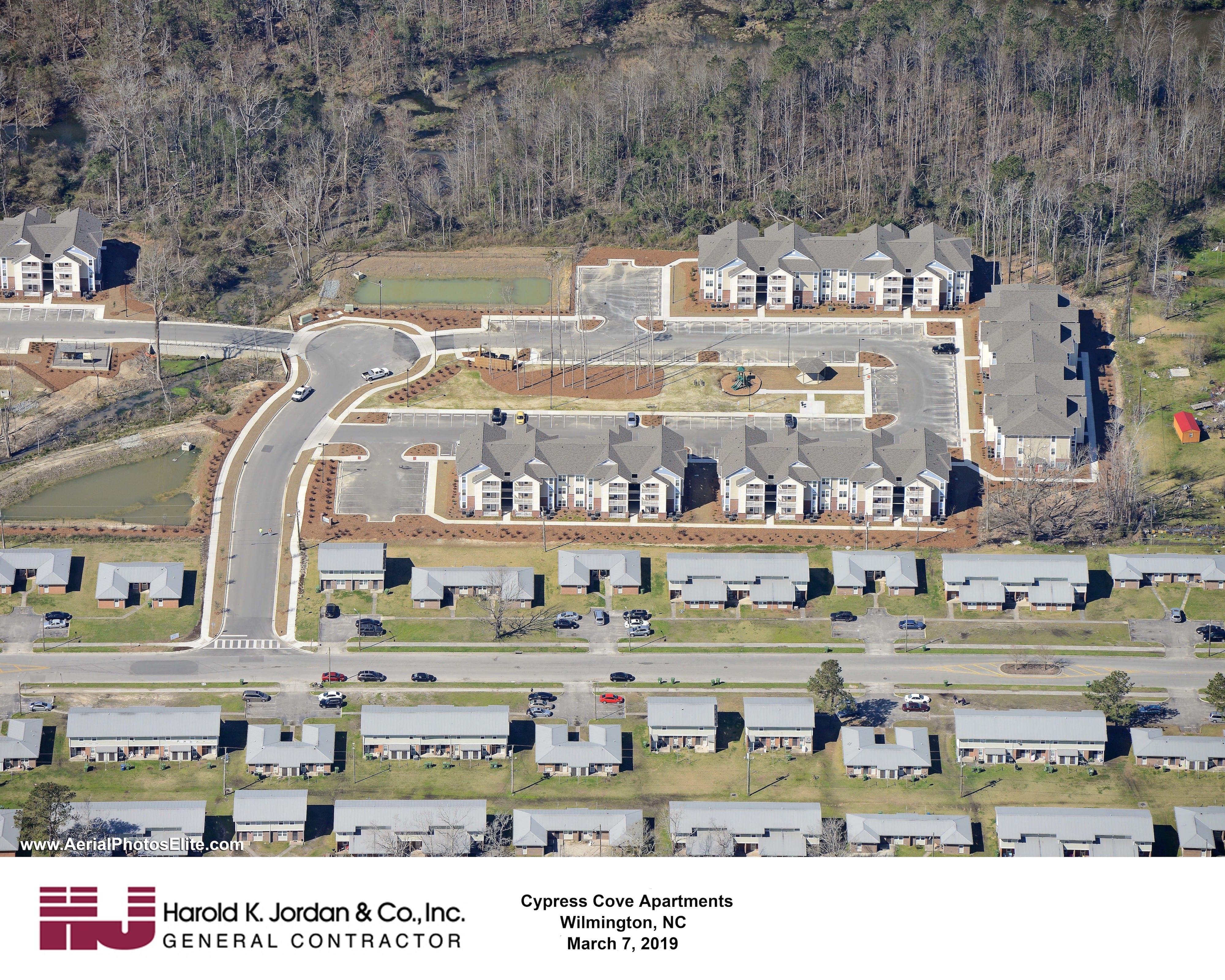 Aerial Photos of Cypress Cove in Wilmington, NC Tightlines Designs