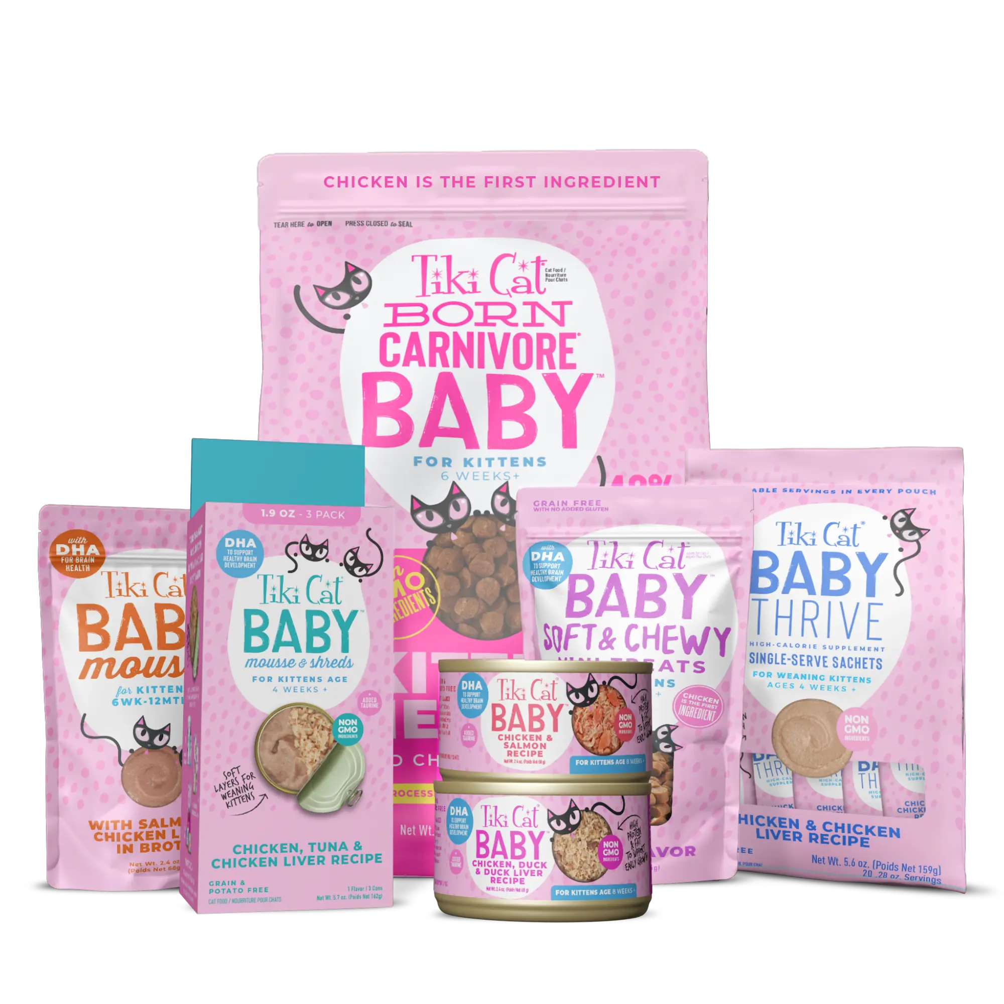 Tiki Cat Dry Food Born Carnivore + Essentials Tiki Pets