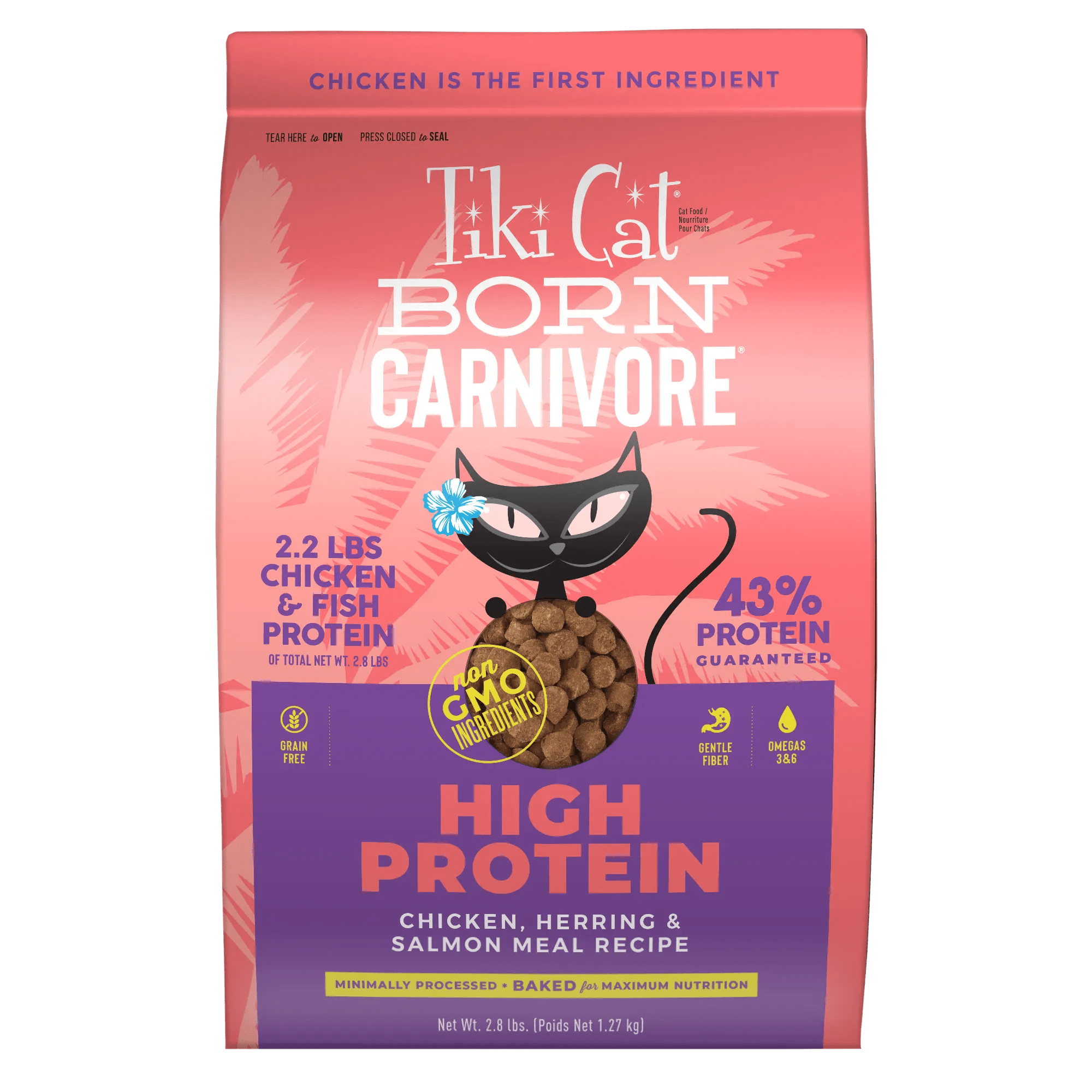 Tiki Cat Born Carnivore High Protein Dry Cat Food Tiki Pets