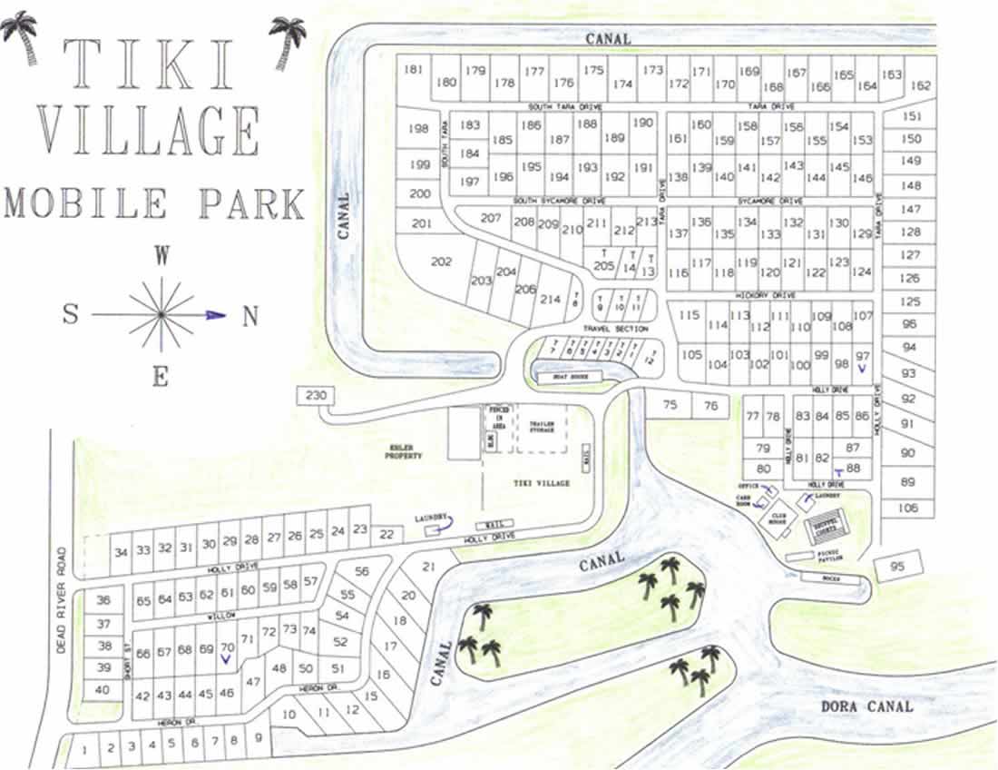 Tiki Village Mobile Home & RV Park Tavares, Florida