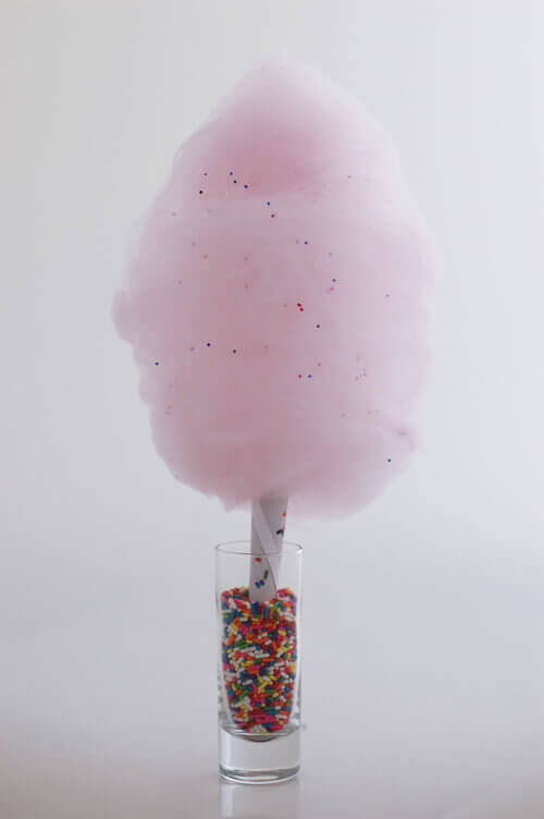 How to Make Cotton Candy with Sprinkles