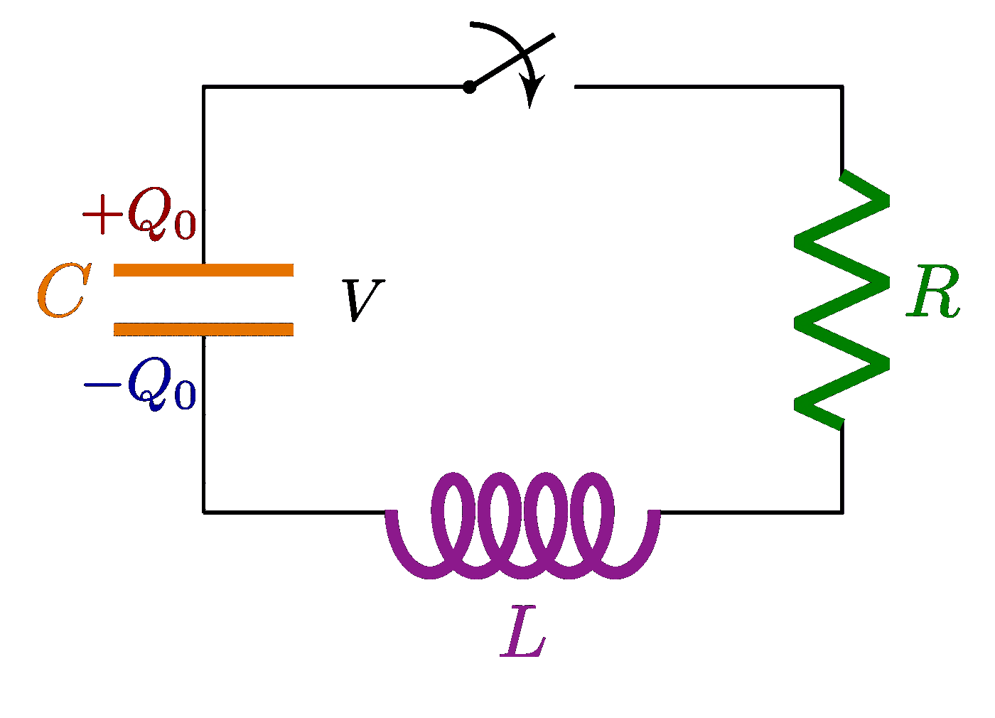Circuit with capacitors