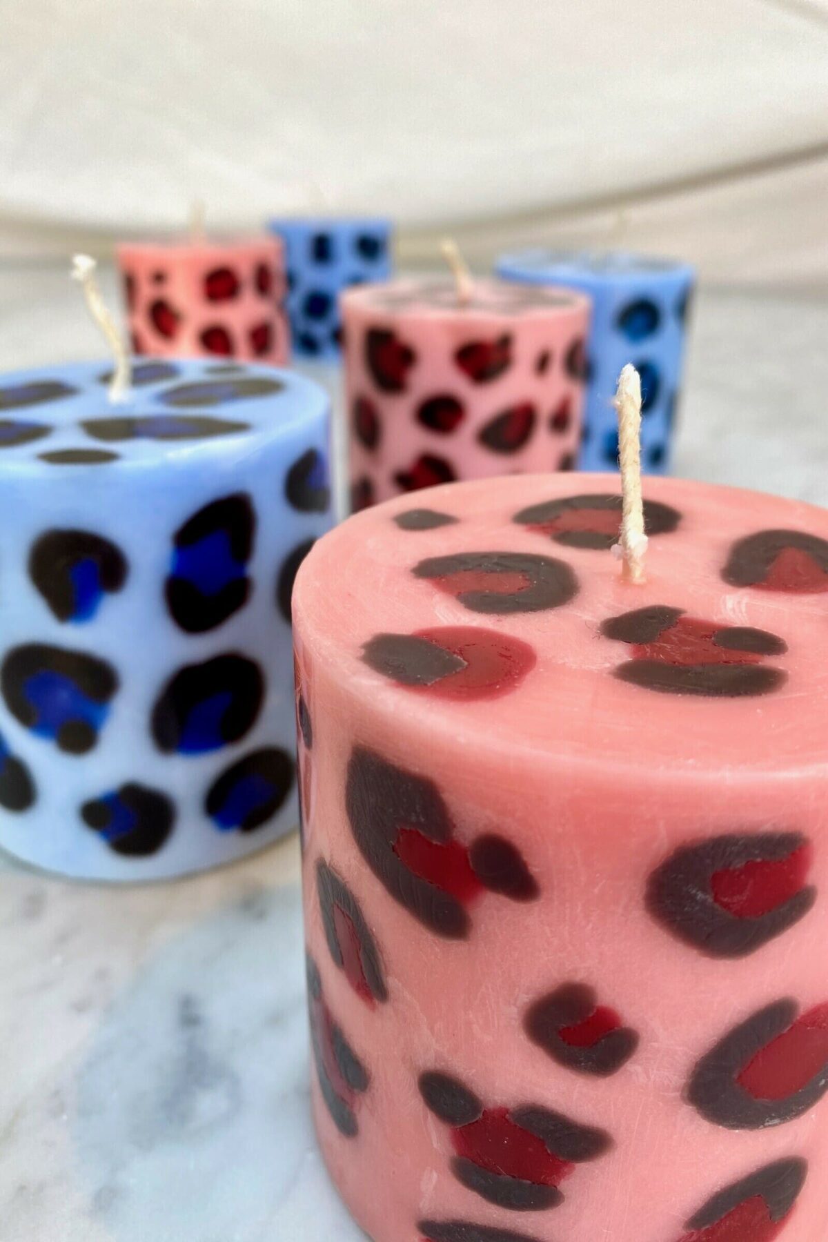 Leopard Print Candle Tilbea