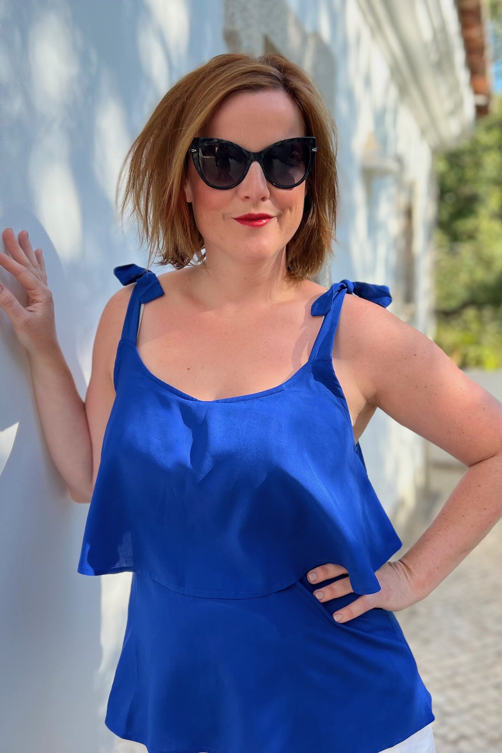 Summer Nursing Top Sleeveless Nursing Top Frill Top Tilbea