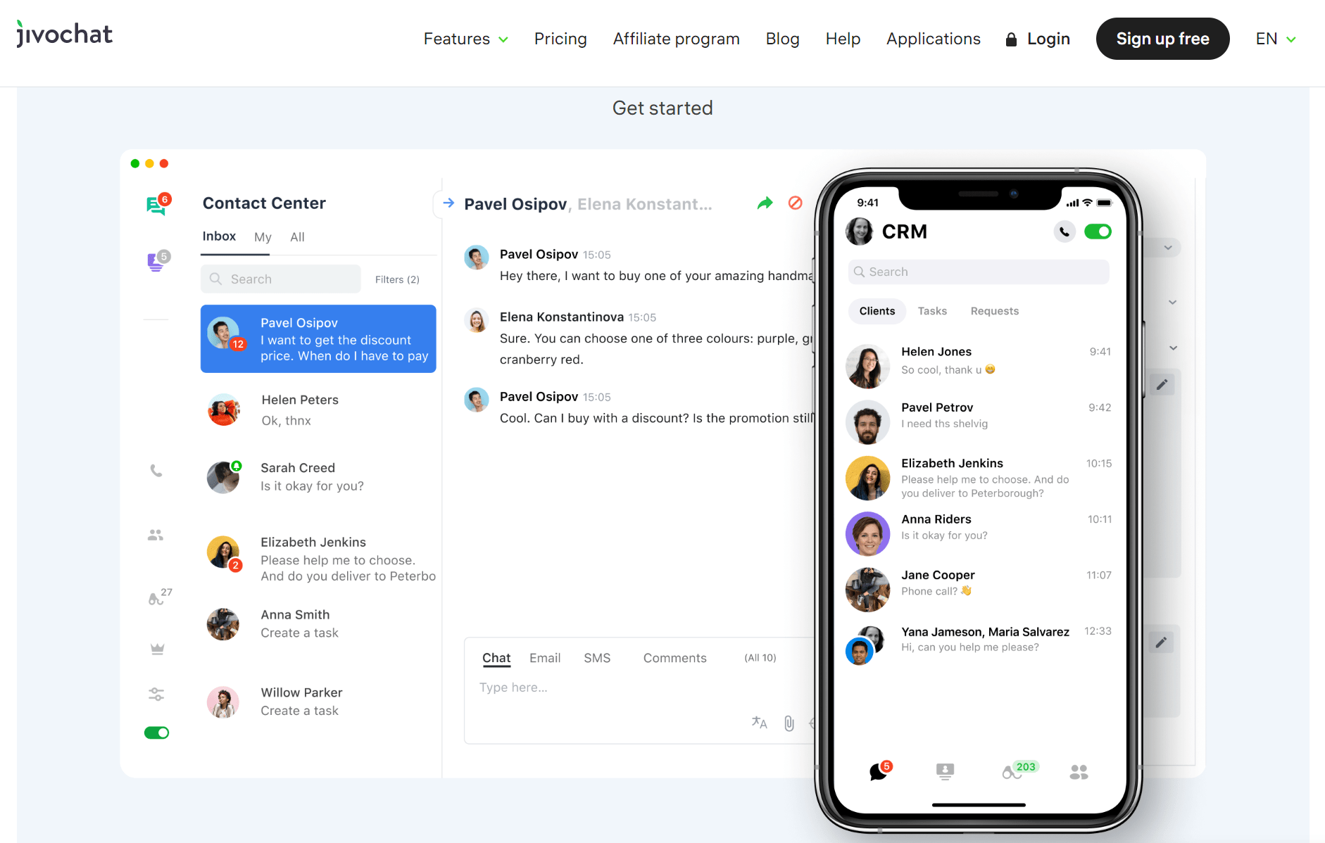 Best Free Live Chat Support for site Tiledesk