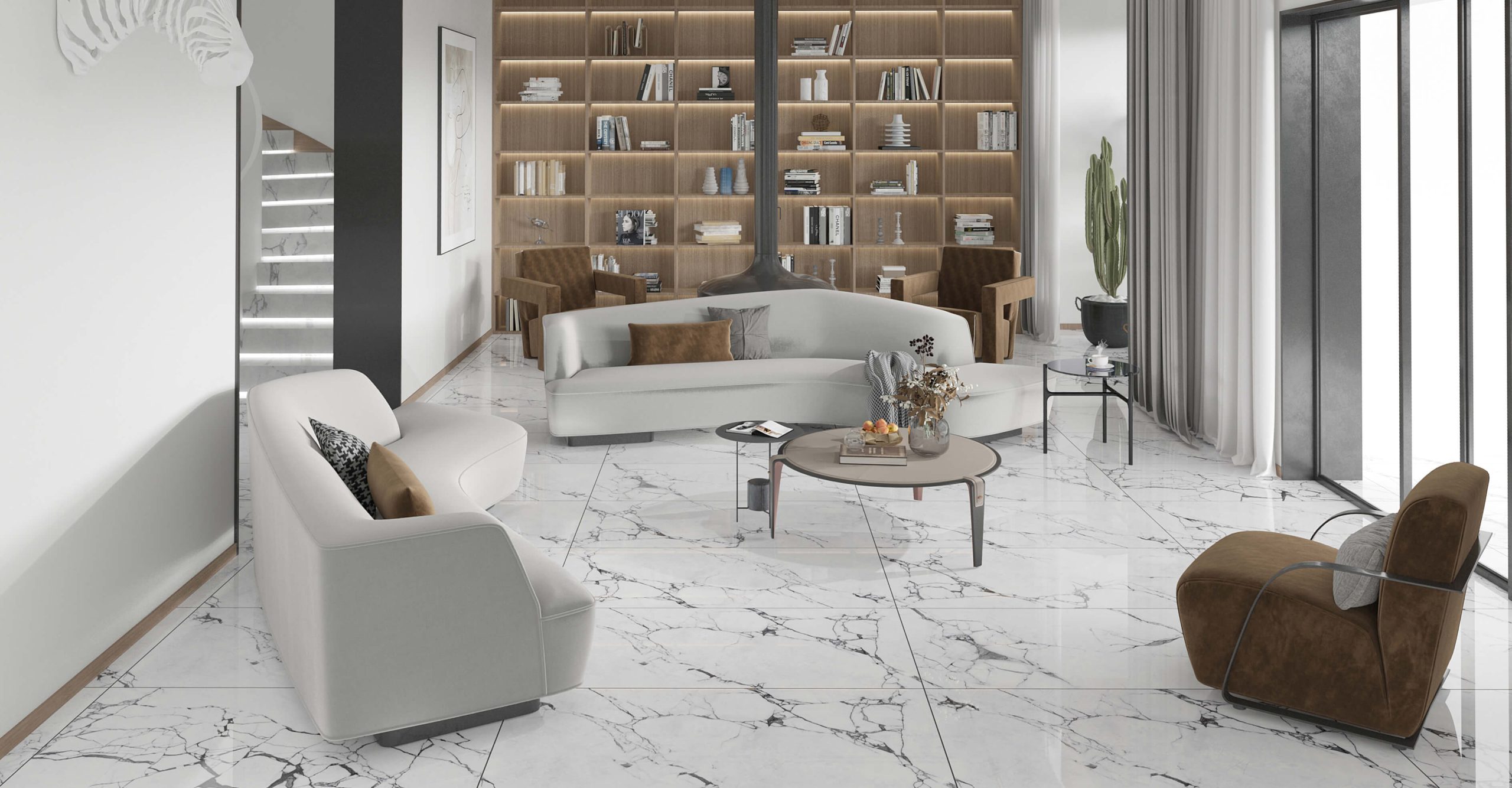 Arabescato Polished 60x120 Tile Express