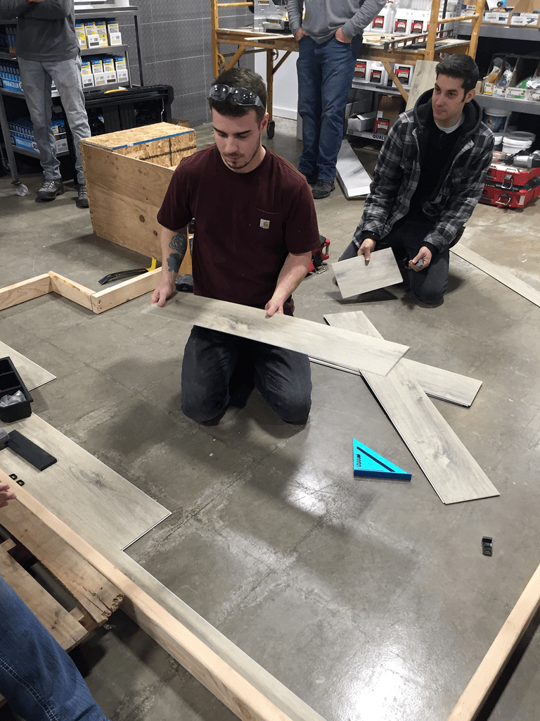 Another Great Demo at Tile For Less Click Flooring Craze Choosing and