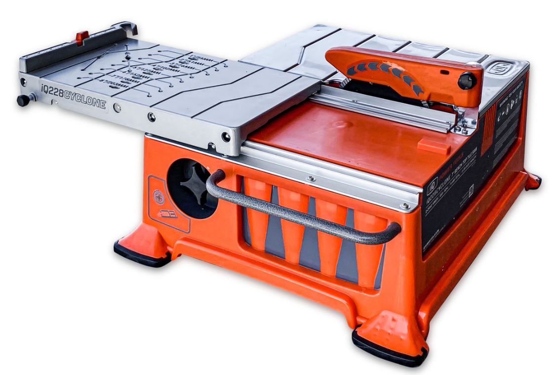 IQ Power Tools 228 Cyclone Dry Cutting Table Top Saw + 180mm Blade