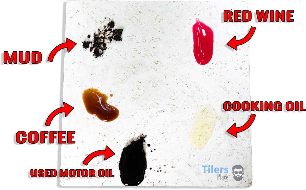 Aqua X Stone Sealer Review Common Tile Stains Tested ️