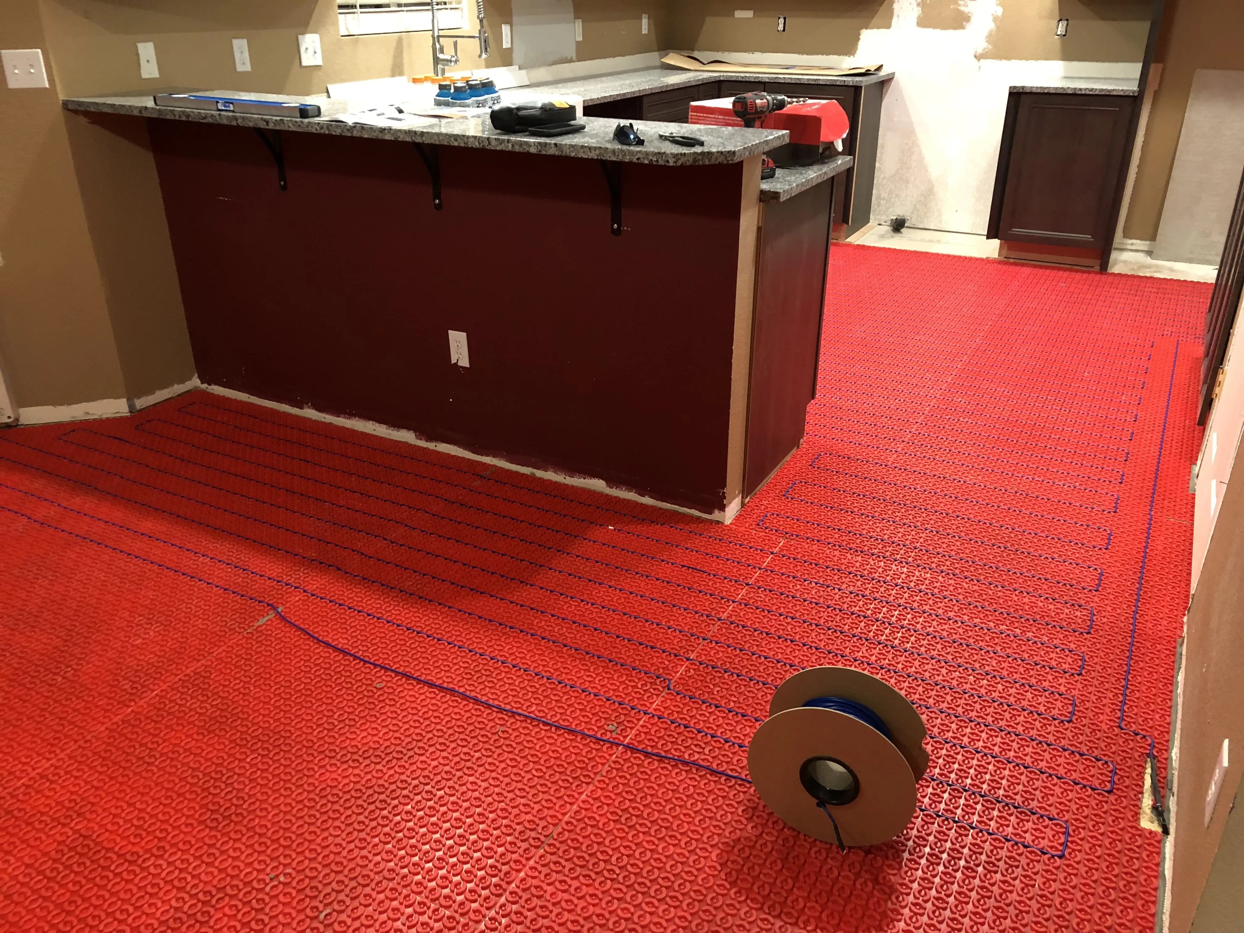 Under floor heating Tiles Unlimited