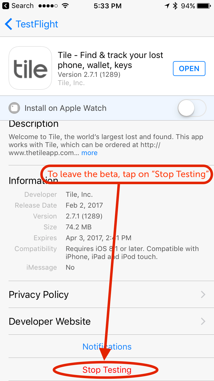 How To Leave The Tile Beta Program – Tile Support