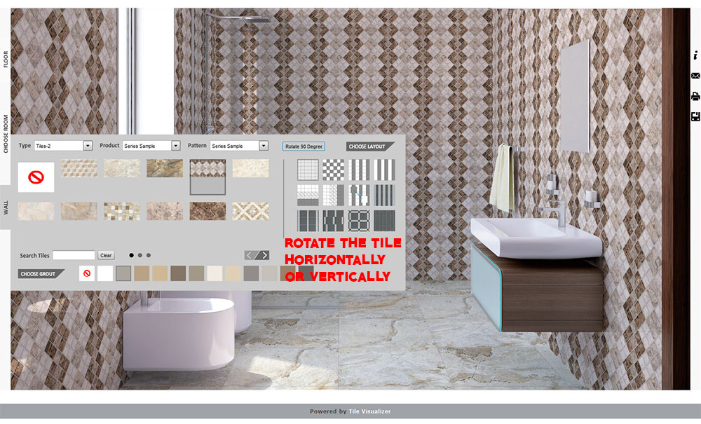Flash Tile Visualizer, Online Wall and Floor Visualizer, Room Visualizer, Tiles Visualiser