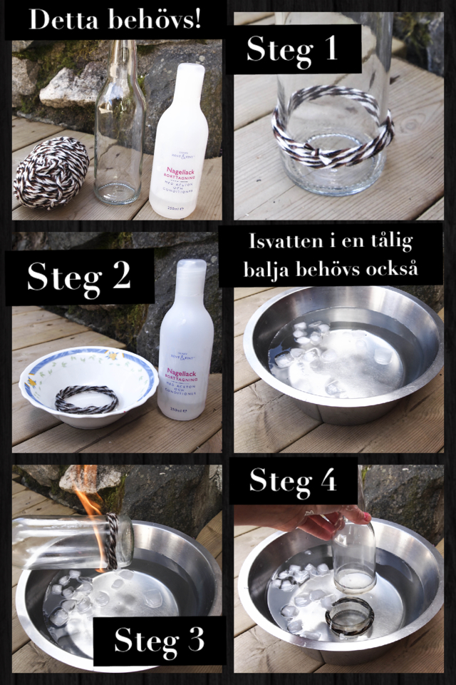 Skära i glas DIY Tillevill