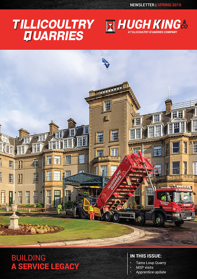 News Tillicoultry Quarries Building our service legacy for over 85