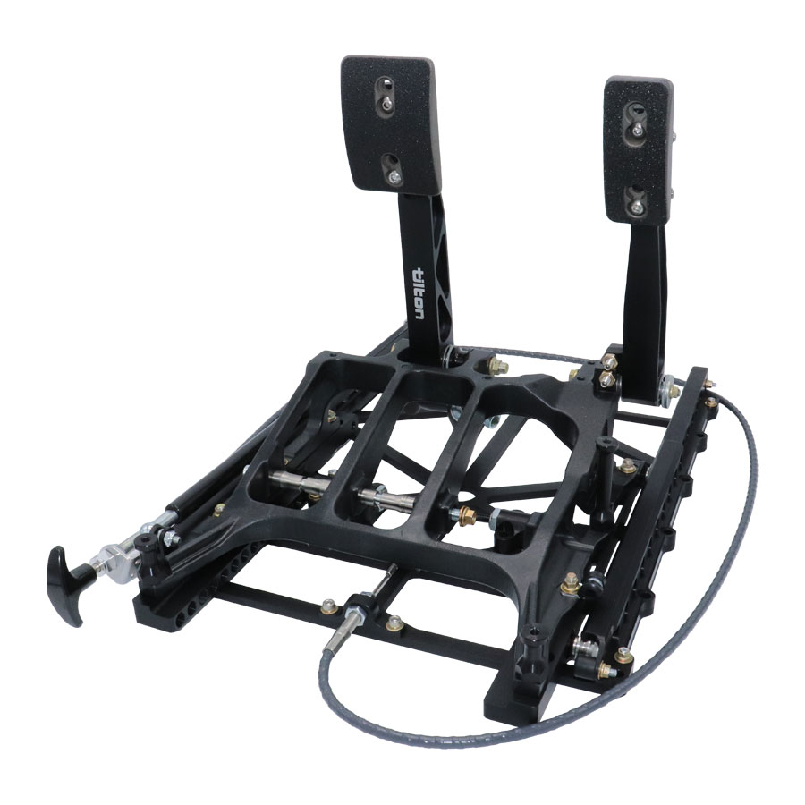 850Series 2pedal (Brake & Throttle) Underfoot Pedal Assembly with Slider System Tilton