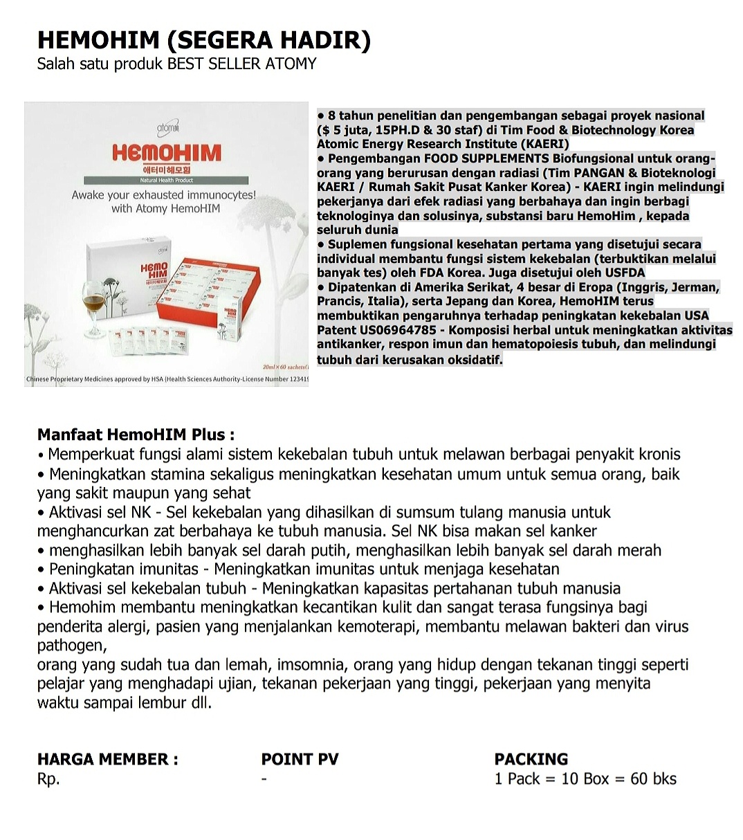 Hemohim Untuk Jantung Bisnis Simpel Abad 21