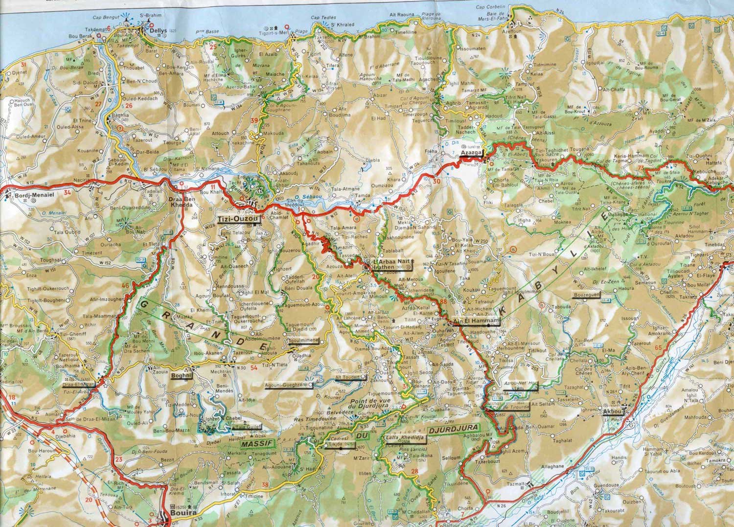 Carte De La Kabylie at Charlotte Zavala blog