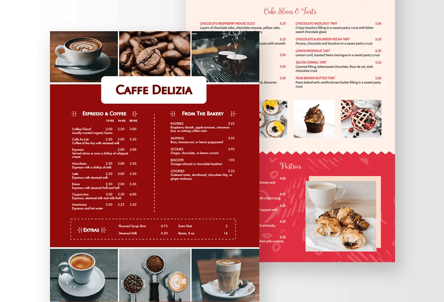 Coffee Shop Menu Ideas Recipes
