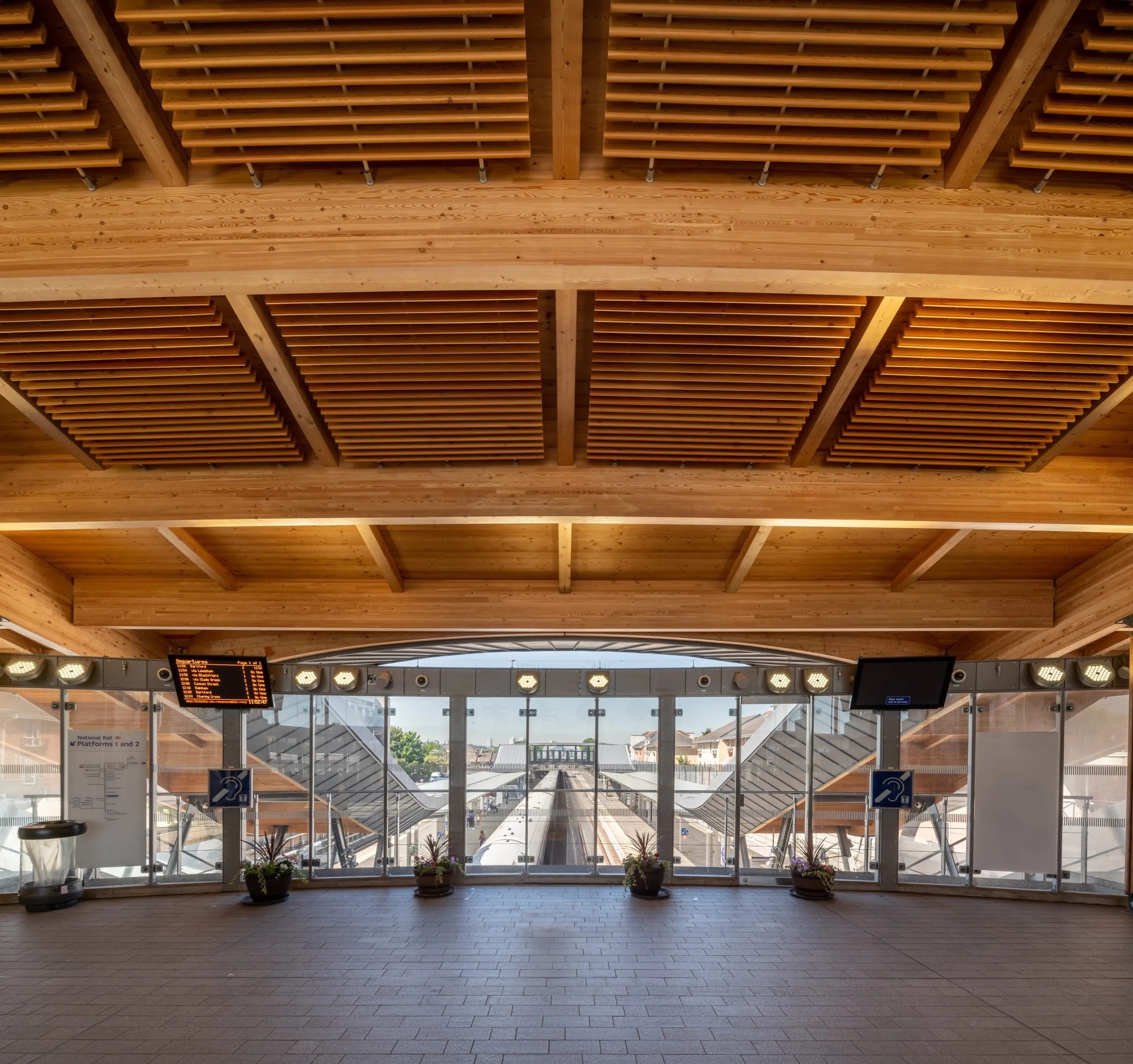 Abbey Wood Railway Station Timber Development UK