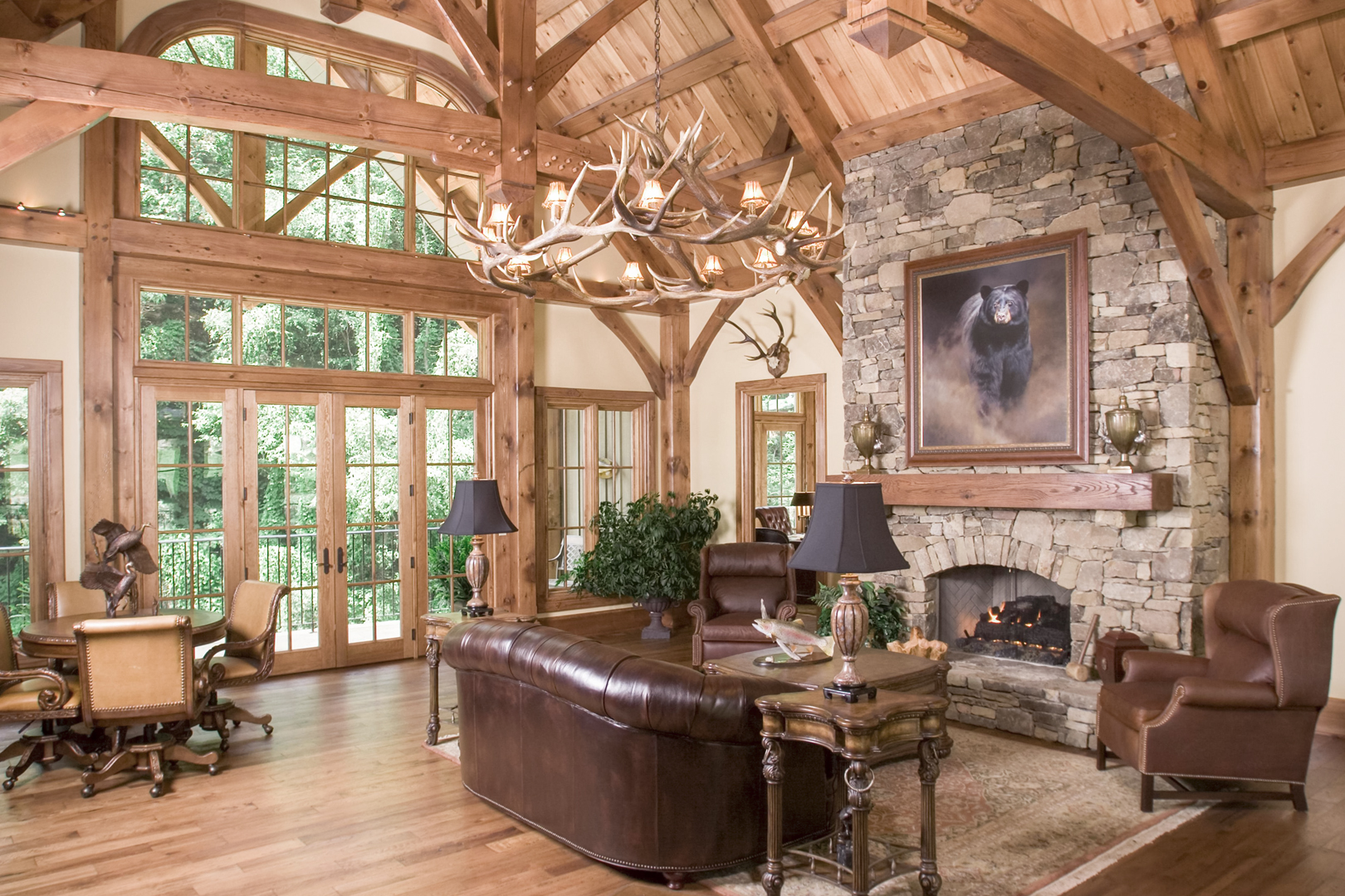 Timber Frame Clubhouses Woodhouse The Timber Frame Company