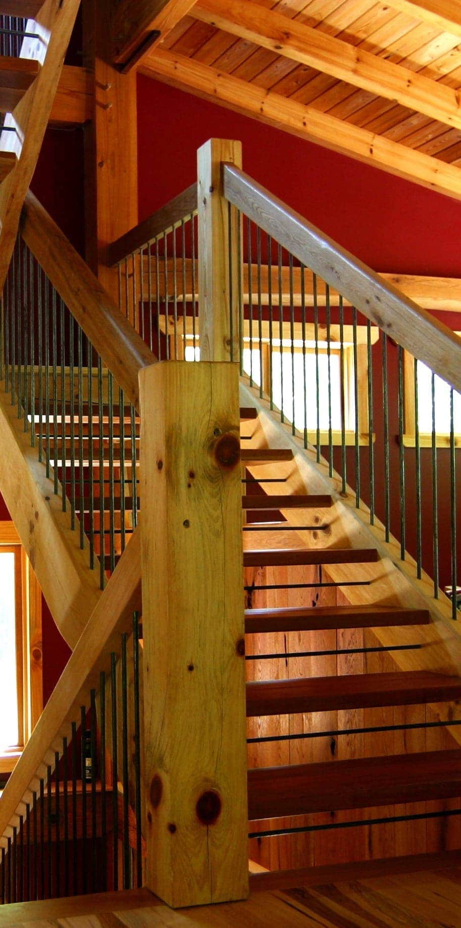 Types of Timber Frame Stair Systems Timber Frame HQ