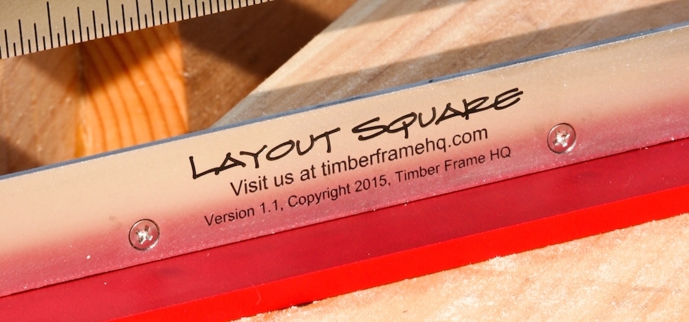 Timber Frame Layout Square