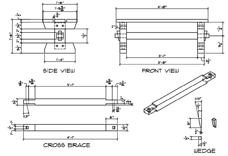 Timber Frame Garden Bench Plans Timber Frame HQ