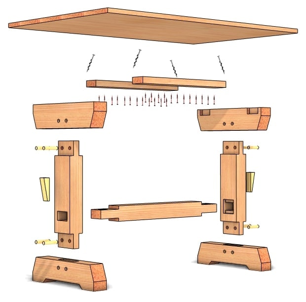 Timber Frame Dining Room Table Plan Timber Frame HQ