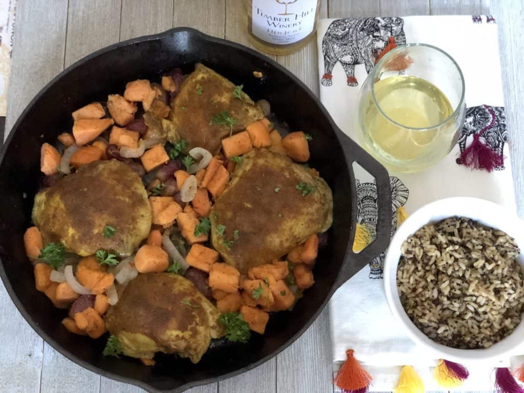 Chicken Tagine in the Slow Cooker Timber Hill Winery
