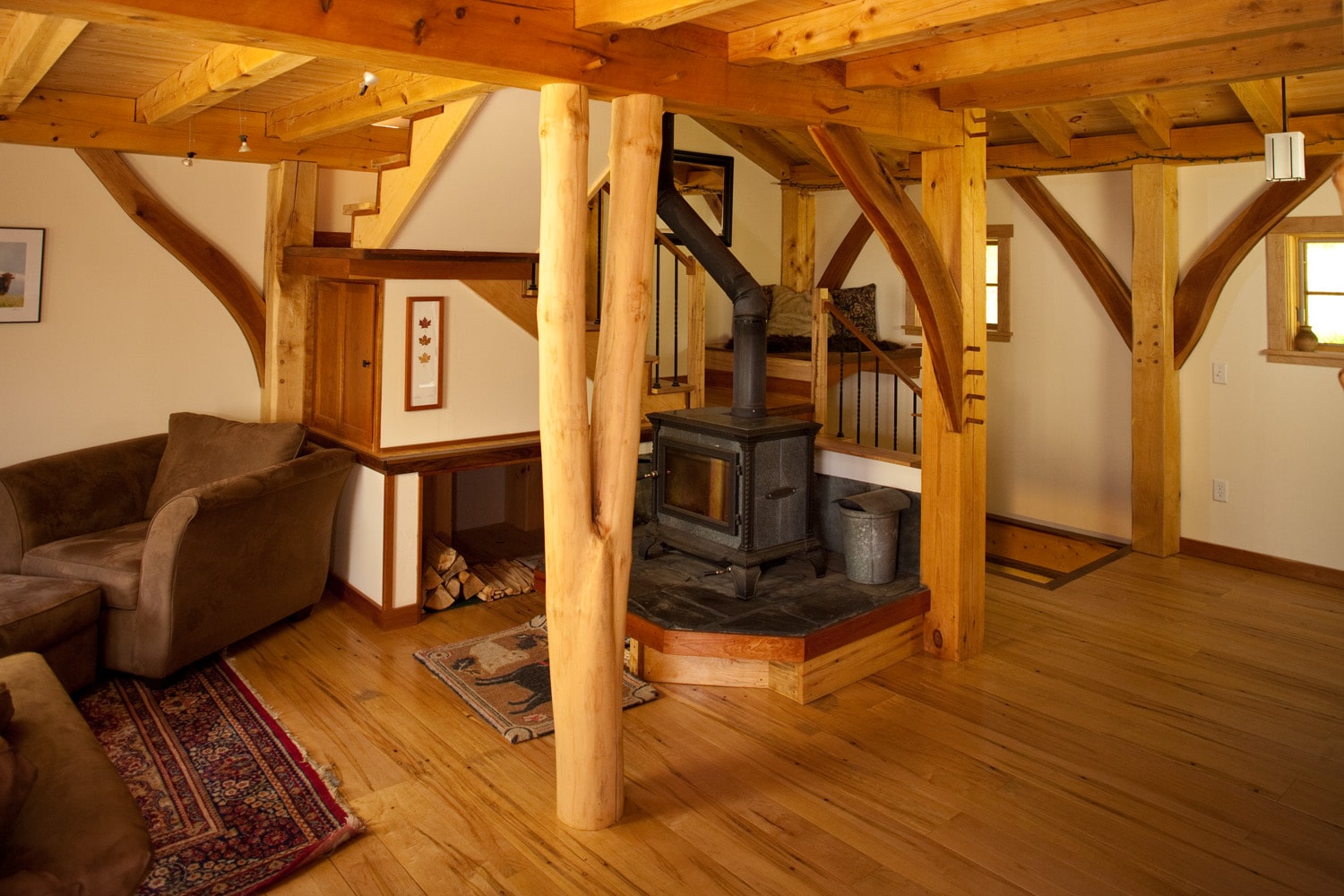 Vermont Craftsman Timber Frame Home