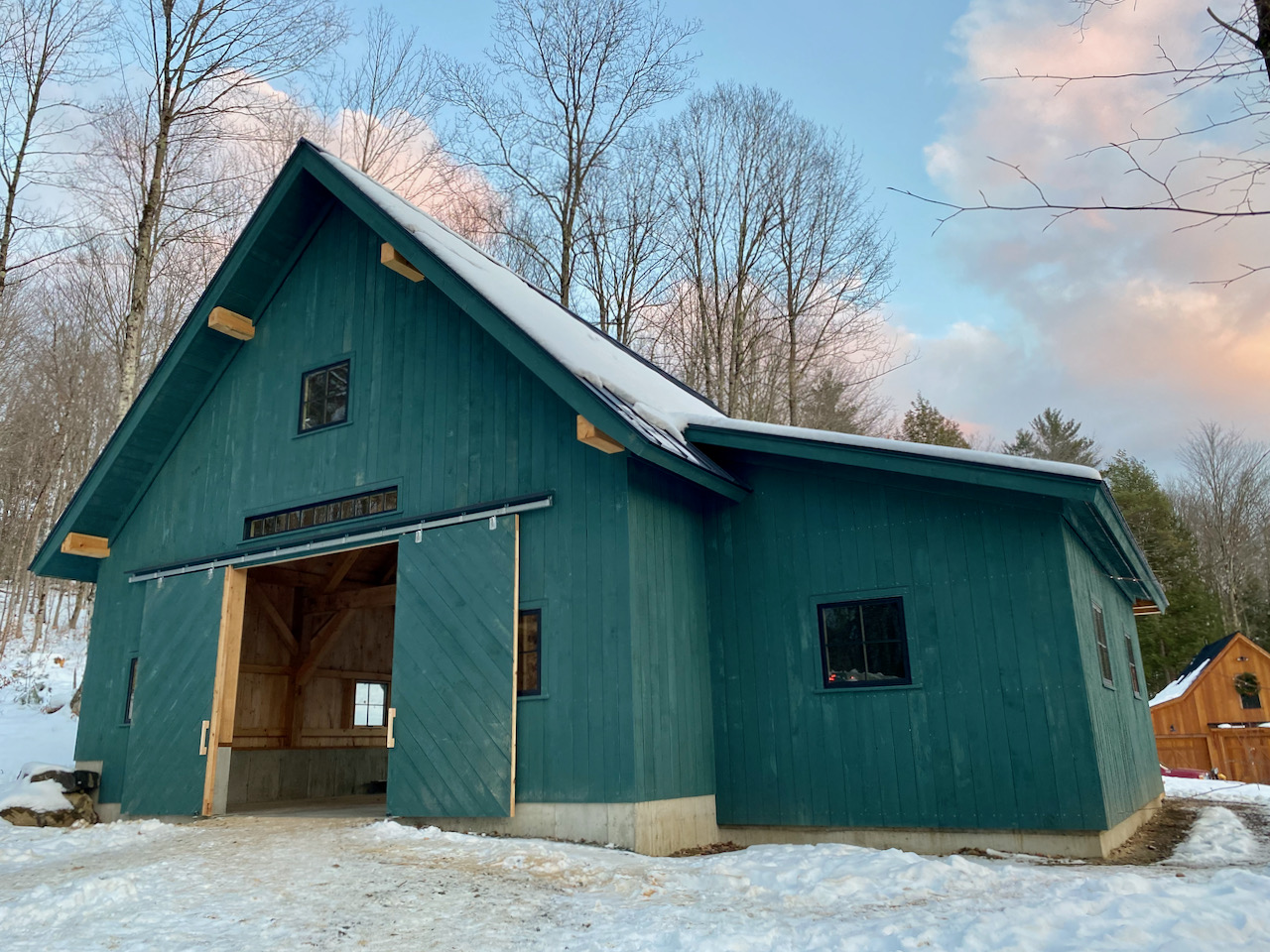 Barn with Insulated Shop Space in Lyme, New Hampshire