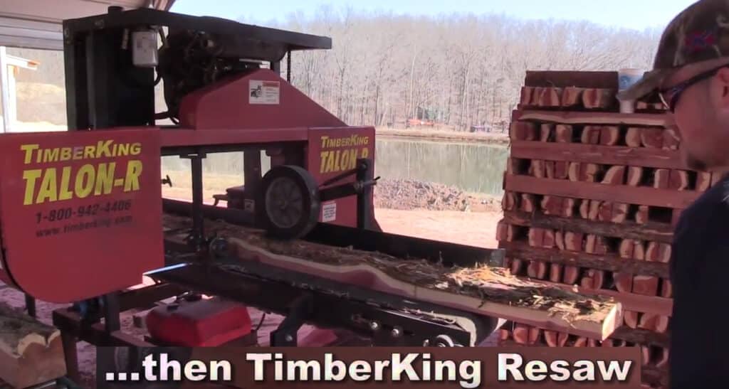HIGH EFFICIENCY TIMBERKING PRODUCTION LINE — James goes “Tree to Tie