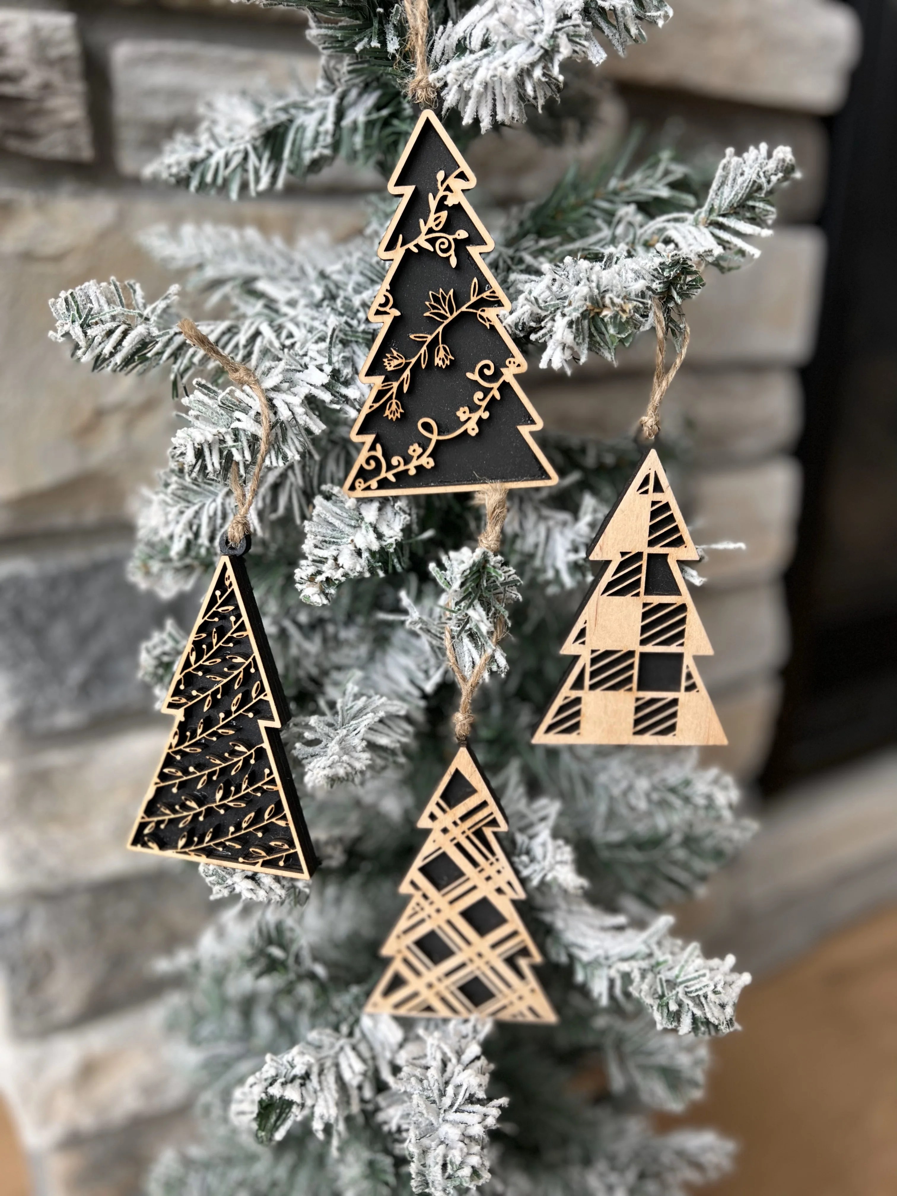 Modern Christmas Tree Ornaments Timberlane Design Co