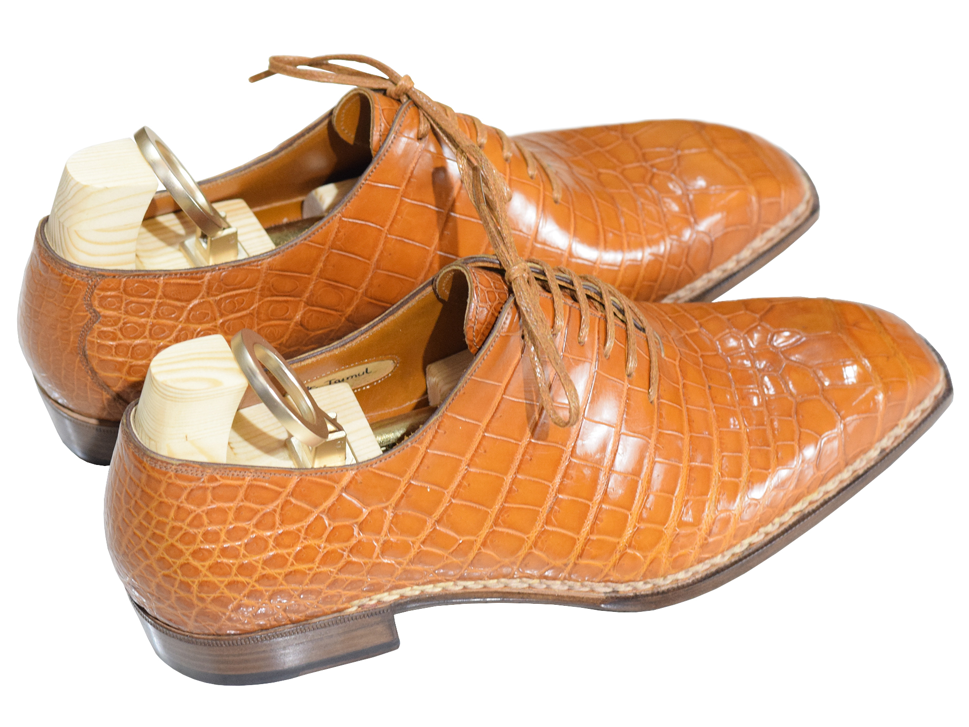 MTO Wholecut crocodile shoes 270 Norwegian welt