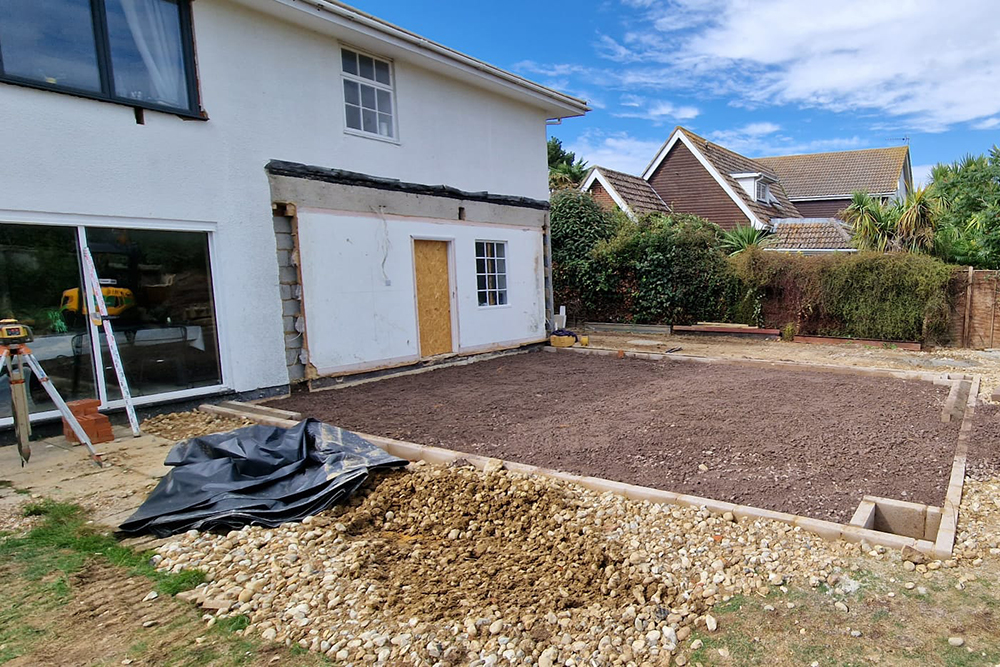 Groundworks for an Extension Timberley Projects