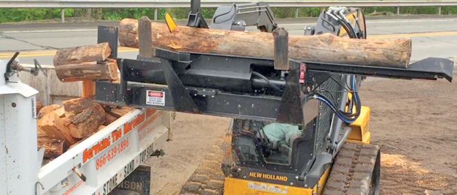 Skid Steer Fire Wood Processor Firewood, Firewood, 49% OFF