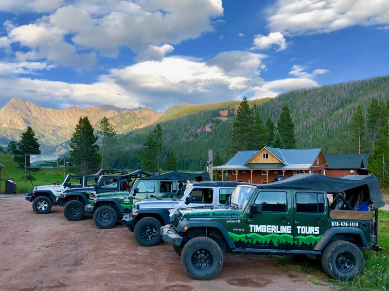 group jeep tour Timberline Tours