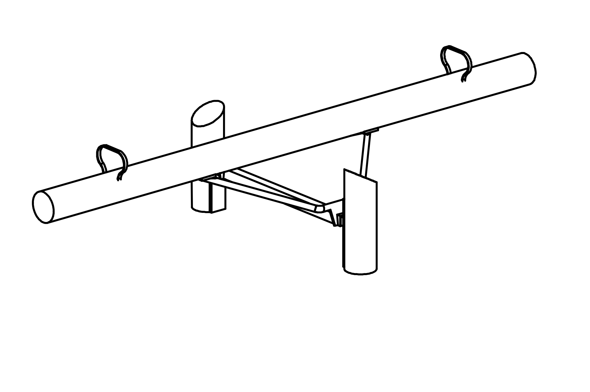 Richter Products Beam Seesaw Timberplay