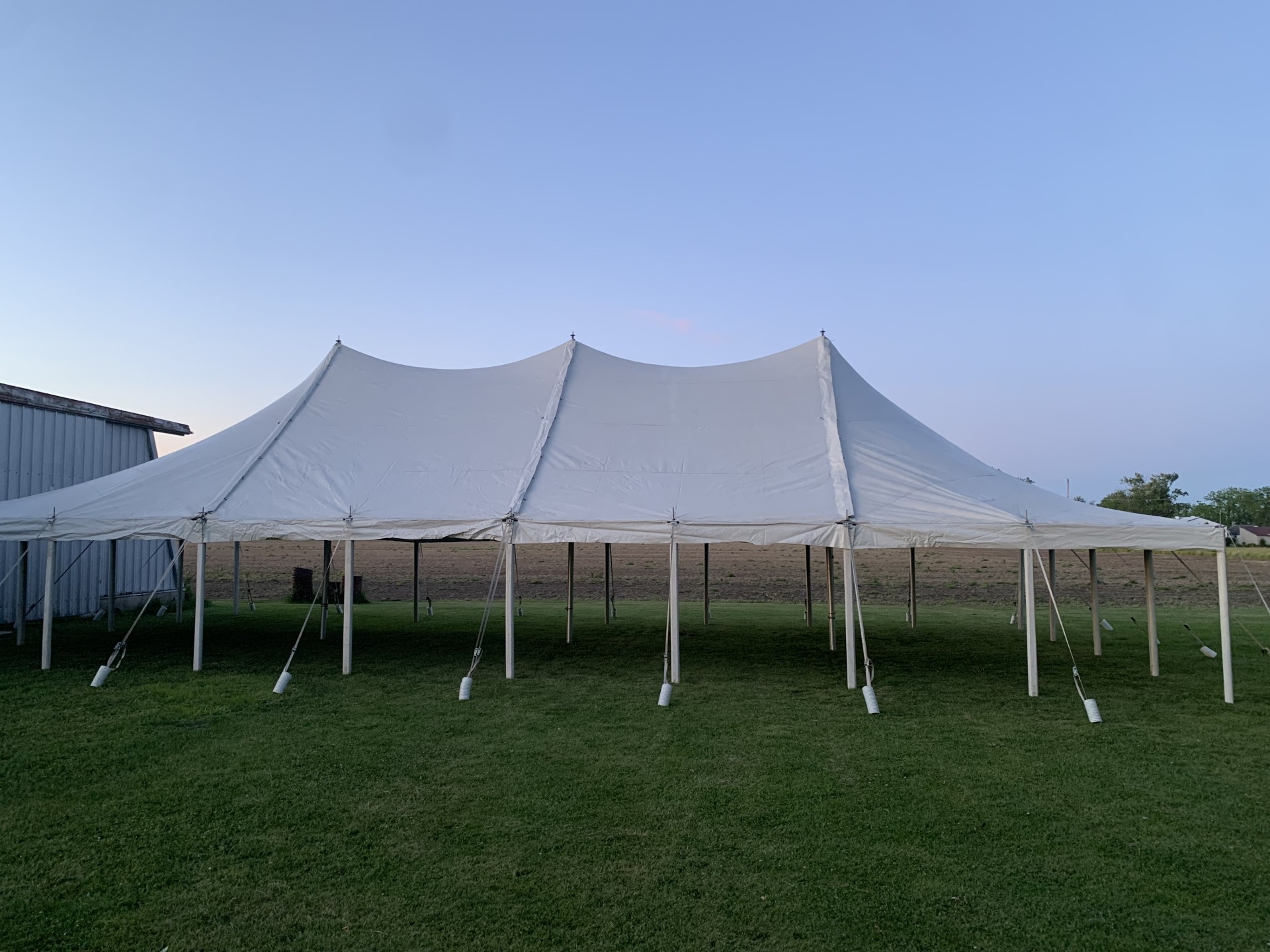 30×60 tent Timber Ridge Event Centre