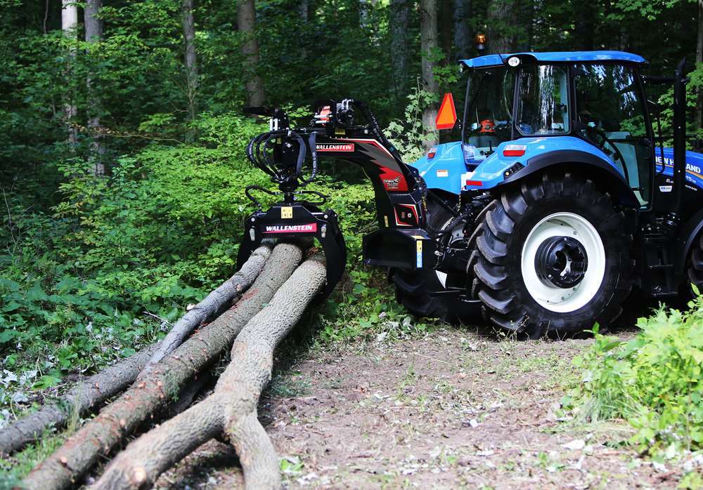 WALLENSTEIN LXG330RP Log Grapple Timberstar Tractor