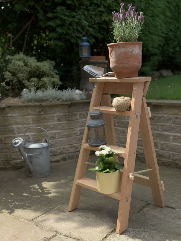Swingback Wooden Step Ladders Hulley Heritage Range of Wooden Steps