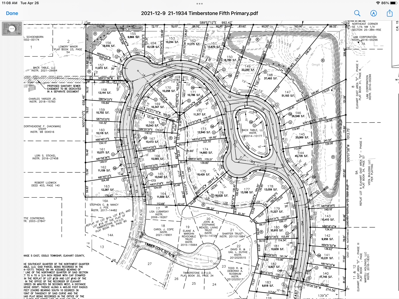 Timberstone Homeowners Association Elkhart, Indiana