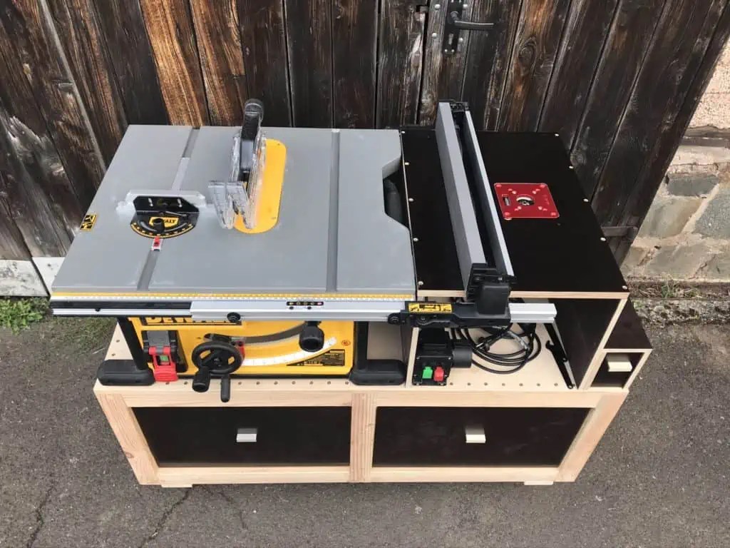 DWE7492 Untergestell selber bauen mit Frästisch