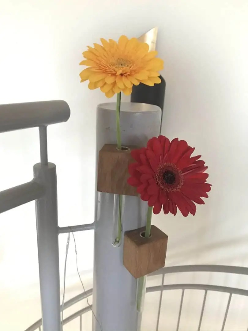 Reagenzglas Vase mit Deko für das ganze Jahr!