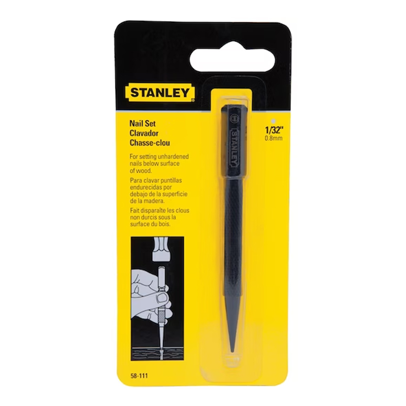 STANLEY 1/32″ Steel Nail Set TimberTown Building