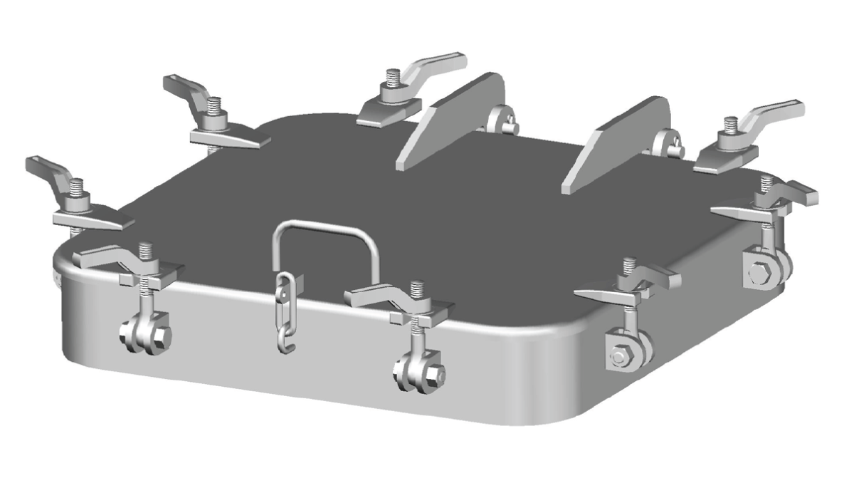 8 DOG RAISED WATERTIGHT HATCH Timco Industries, Inc.
