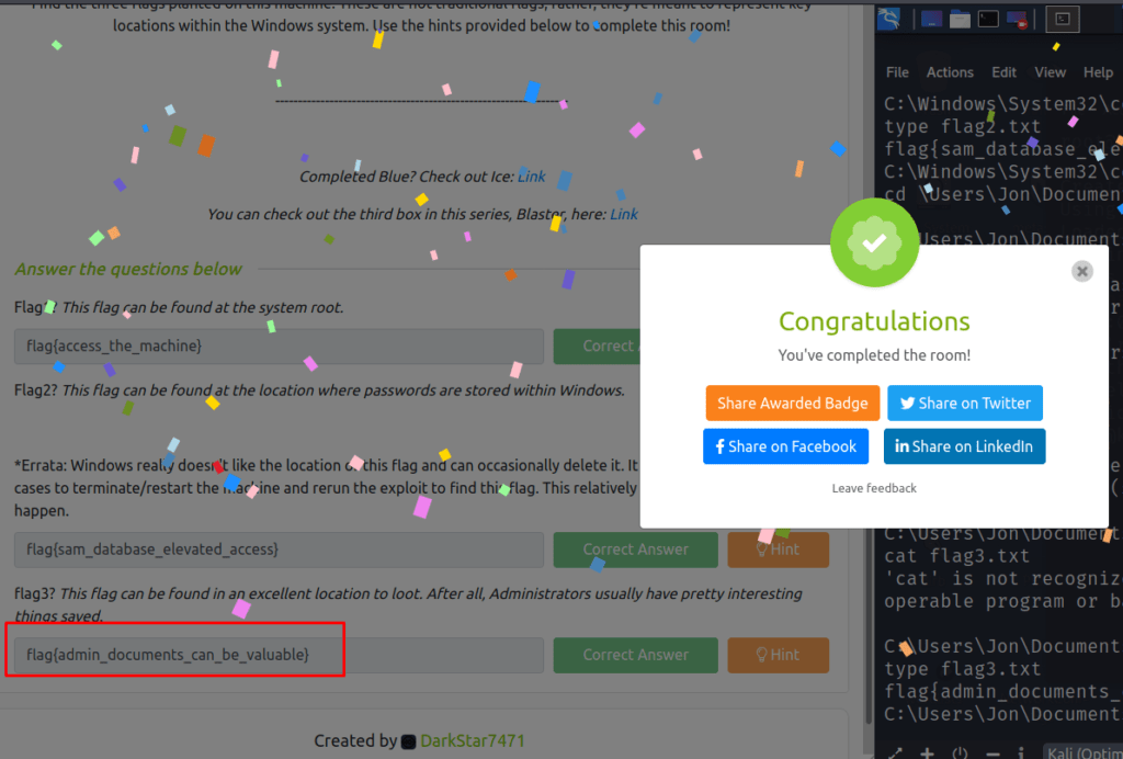 Ломаем Windows 7. CTF (Capture the Flag) Blue. TryHackMe. Этичный